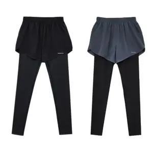 마라톤 운동 뒤주머니 남자 일체형 레깅스 반바지 홈웨어 심플