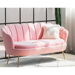 유럽풍 벨벳 2인용 1인용 조개 모양 소파 3인용 쉘 쇼파 골드