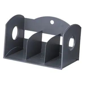 멀티책꽂이 3단 그레이 335x208x213 1p 파일 교과서 파일꽂이 책상정리 서류정리함