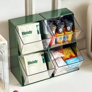 은플 다용도 아크릴 티백 정리함 네스프레소 돌체구스 티백보관함 커피정리함 탕비실정리용품