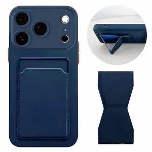 아이폰17 17에어 17프로 17프로맥스 실리콘 소프트 슬림 카드수납 홀더 지갑 거치대 핸드폰 케이스