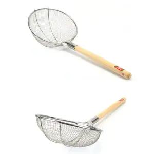 치킨 튀김 면 건지기 뜰채 13호 지름 27.5cm 간격 7mm 면건지게 건지게 손잡이거름망 튀김건지기