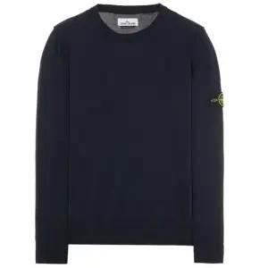 [명품] 22SS 7615540B2 V0020 와펜패치 라운드넥 니트 네이비 남성 니트 ,