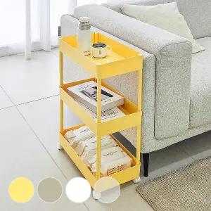 로이드 이동식 선반 트롤리 틈새 수납장 3단 2개