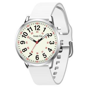 [미국배송] 아산게 간호사 여성 의사 남성 방수 시계 24시간 군용 시간 루미너스 중고로 쉽게 읽을 수 있습니다