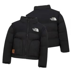 [매장판] 노스페이스 키즈 패딩 점퍼 펠리온 디태쳐블 자켓 블랙 NJ3NR57S