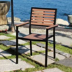 [체어팩토리]모네 수지목 야외의자 수지목 카페 테라스 야외용 정원가구