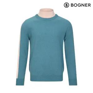 [보그너] 남성 하이넥 이중에리 풀오버 니트 D_GREEN