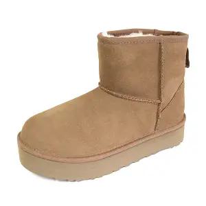 [어그(UGG)](245mm)미국  여성 겨울 방한 부츠 체스트넛 1143700K-CHE-1