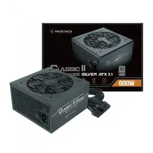 마이크로닉스 Classic II 풀체인지 600W 80PLUS 실버 ATX3.1 파워