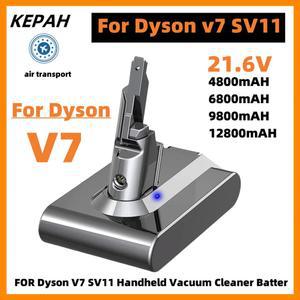 다이슨 V7 SV11 배터리 용 12800mAh 절대 동물 푹신한 교체 배터리 다이슨 V7 SV11 휴대용 진공 청소기 배터리