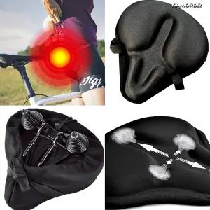 안장 커버 자전거 충격흡수 쿠션 실내 사이클자전거 엉덩이 의자 패드