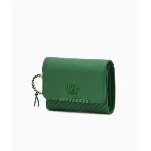 [갤러리아] DCWA6E161E2 닥스 그린 패턴배색 소가죽 반지갑