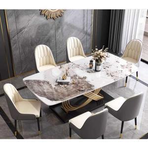 대리석 식탁 의자 세트 엔틱 직사각형 6인용 럭셔리 모던 수입 2인용 4인용