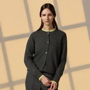 [앱섹] 25FW 몽골캐시미어 100% 컬러레이어 가디건