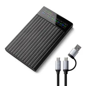 유니콘 HSD-L20 USB3.2 Gen1 스마트LCD 2.5인치 HDD SSD 외장하드 케이스