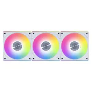 :리안리 UNI FAN CL Wireless 120 리버스 시스템 케이스 쿨러 (3팩, 화이트)