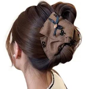 [콩심팥심]신상 여성 올림머리 반묶음 왕집게핀 헤어핀 액세서리