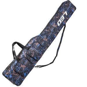 레오피싱 낚시 태클 보관 가방 130cm/4.27피트 휴대용 낚싯대 릴 정리용 낚싯대 도구 케이스 캐리어 2겹 내구성 옥스포드 대용량 여행용 낚시 커버 가방 5색 (파란색 위장)