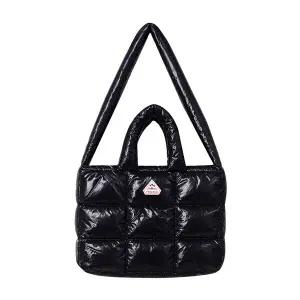 피레넥스 알릭스 빅 퀼팅 토트백 숄더백 가방 블랙 HWY040P-0009