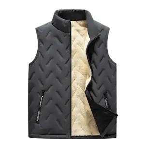 누빔 남성겨울조끼 러닝 작업복 골프 경량패딩조끼 기모 양털안감 패딩베스트