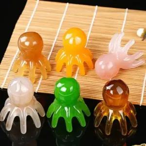 목 마사지기 두피관리 안마 도구 얼굴 괄사 2p (47YD0)