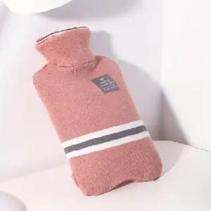 (이거찜)보온물주머니 온수주머니 온수찜질팩 2L 찜질팩 니트커버 캠핑 핫팩 1L