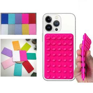 핸드폰흔드는기계 양면 흡착판 휴대폰 거치대 실리콘 고정 접착식 고무 흡착 패드