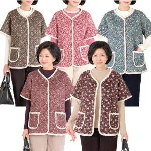 [엄마옷 로즈맘] 담하털안감반팔조끼