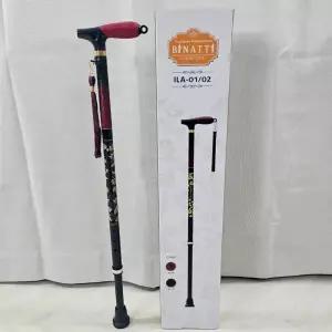 [일반구매] 국산 풀카본 노인지팡이 ILA 초경량 고급 노인용 환자용 효도 어른지팡이