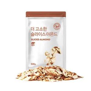 [산과들에] 더 고소한 슬라이스 아몬드 500g, 2개