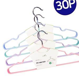 코팅옷걸이 코팅논슬립옷걸이 코팅 철사옷걸이 옷걸이 스틸 사례옷걸이 미끄럼방지 30개