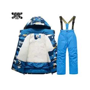 어린이 스키복 세트 여아 남아 방수 두꺼운 바지 유아