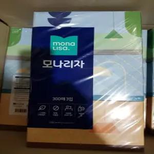 모나리자 미용티슈 300매 3개입 8팩