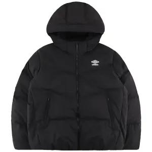 엄브로 액티브 플라이트 구스 후드 숏 다운 자켓 UQ423SDJN1BLK