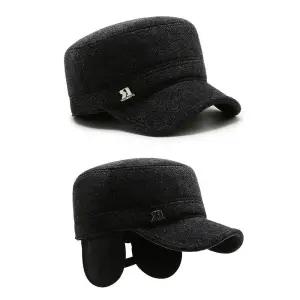 귀달이 남성 R 라벨 모자 방한모 패딩 골덴 코듀로이 스웨이드 캡