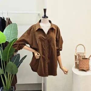 FW5J7BL00392_코듀로이 원포켓 카라넥 셔츠