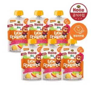 [홀레] 유기농 오트밀 퓨레-라이언 포리지 6개세트