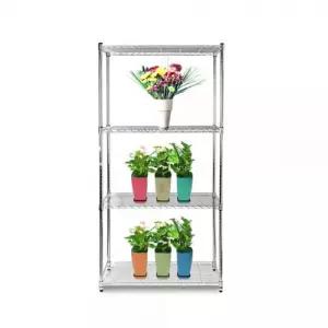 25파이 산업용 조립식 선반 메탈랙 900 4단(크롬)