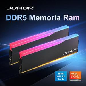 JUHOR Memoria Ram DDR5 RGB 16GB 6000MHz 데스크탑 PC4 전자 고성능 Dimm 메모리