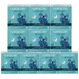 나트라케어 10팩 소형 중형 대형 혼합 세트 유기농 순면 생리대