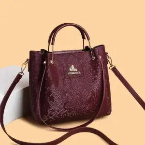 여자 숄더백 가방 럭셔리 토트백 소프트 레더 중년 베이직 숄더 겸 크로스백 힛템