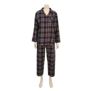 [갤러리아] G/비비안 크리스마스 선물용 추천 선염 기모 체크 여성잠옷(WP8880A)NA