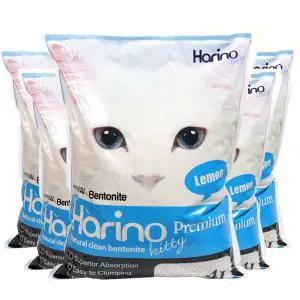 하리노키티 레몬향 4L x 6개(박스포장) 고양이모래 응고형