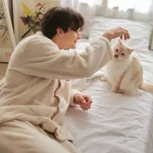 [롯데백화점]오르시떼 남성 C811 윈터띠아모IV 긴소매 파자마 세트 OR25WMGEC811