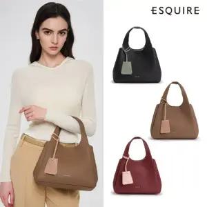 [에스콰이아](신상! 10%즉시할인)[에스콰이아] 25FW 에이블 레더 컬렉션 버킷 토트백