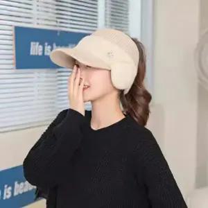 겨울 여성 방한 모자 여성 귀마개 모자
