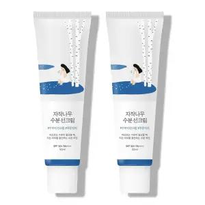 라운드랩 자작나무 수분 선크림 SPF50+ 50ml 2개