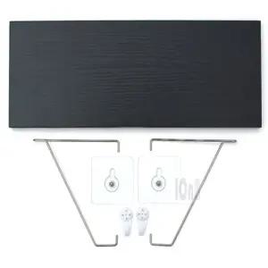 아이온비 무타공벽선반 40CM 블랙 카페벽선반