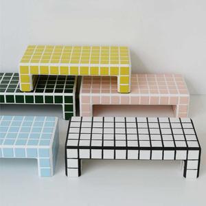 탁자 티테이블 타일거실테이블 서랍 멀티 소파옆 큐브 미니 타일테이블 창가 협탁